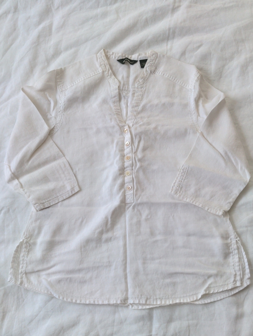 Eddie Bauer Linen Tunic Size Small